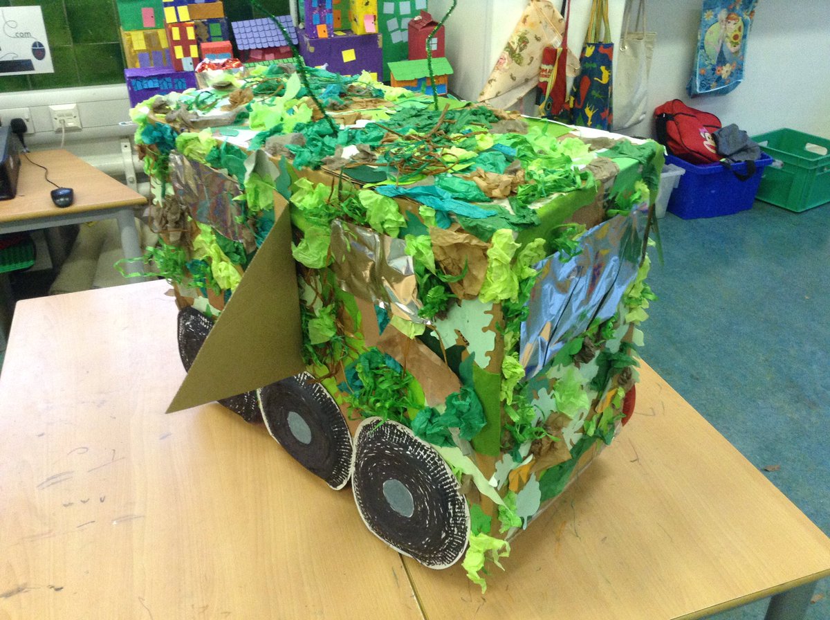 WTyndalePrimary's tweet image. Nursery&apos;s amazing jungle car for @enablingent challenge day! #usingimagination #teamwork