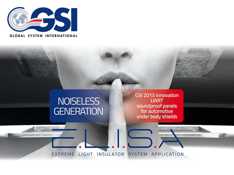 GSI_SpA's tweet photo. GSI latest innovation is E.L.I.S.A: #LWRT #soundproof_panels for #automotive under body shields. https://t.co/W3H1c4e8hK #composites https://t.co/IyXFpteFP9