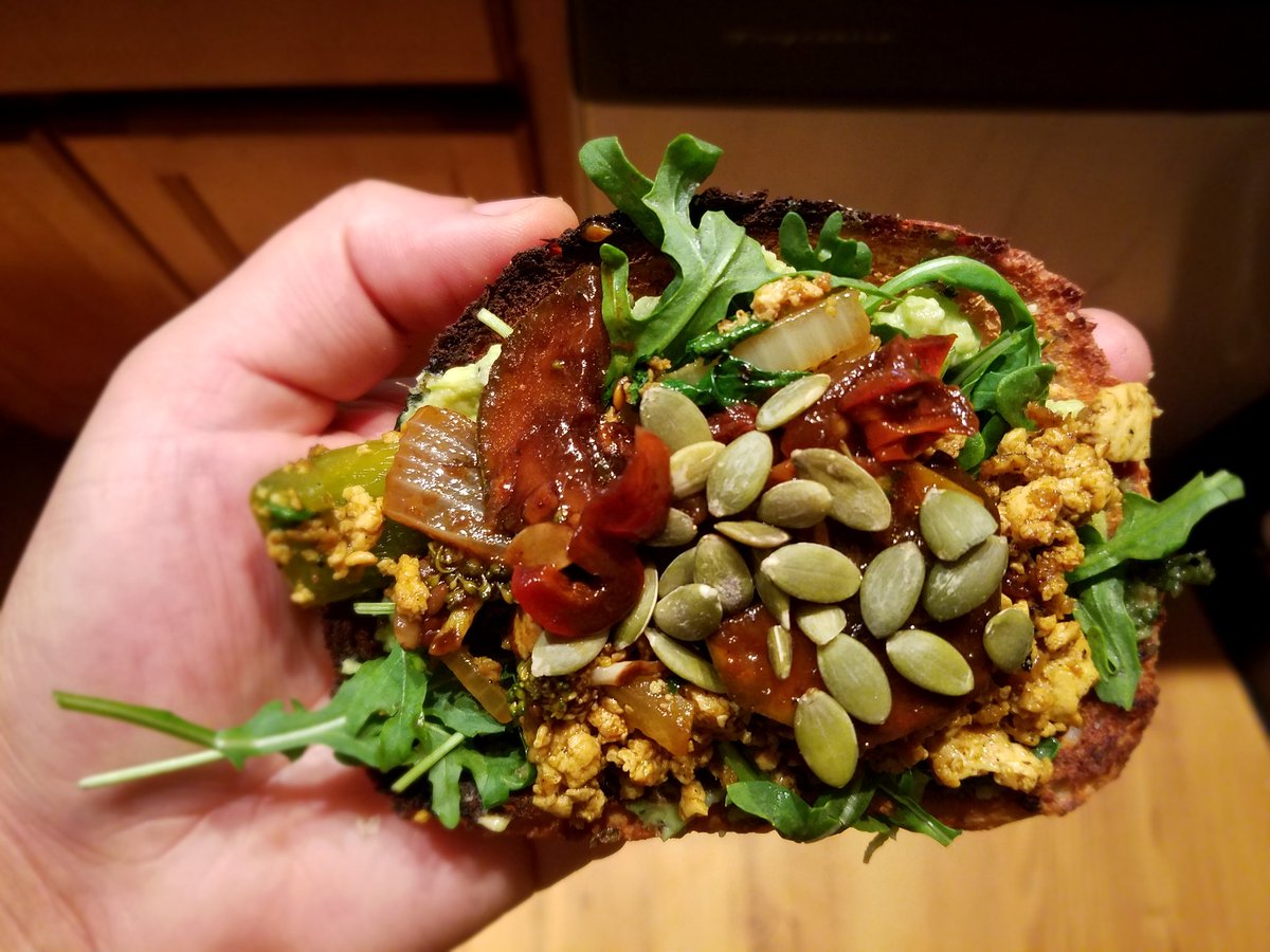Action Packed Avocado Toast. #VEGAN #BREAKFAST
