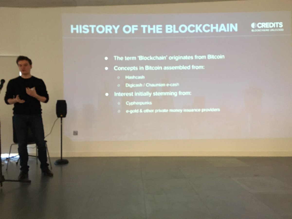 Fascinating talk on #blockchain by <a href="/CreditsVision/">Credits</a> at the latest <a href="/DVLAgovuk/">Driver and Vehicle Licensing Agency</a> and <a href="/TechHubSwansea/">TechHub Swansea</a> event