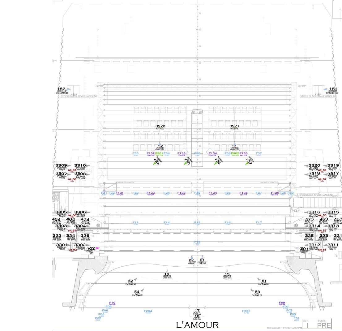livedesignmag's tweet image. Kevin Adams shares his #lightingplot for stunning production of  L'Amour de Loin at The Met goo.gl/GTzfd4