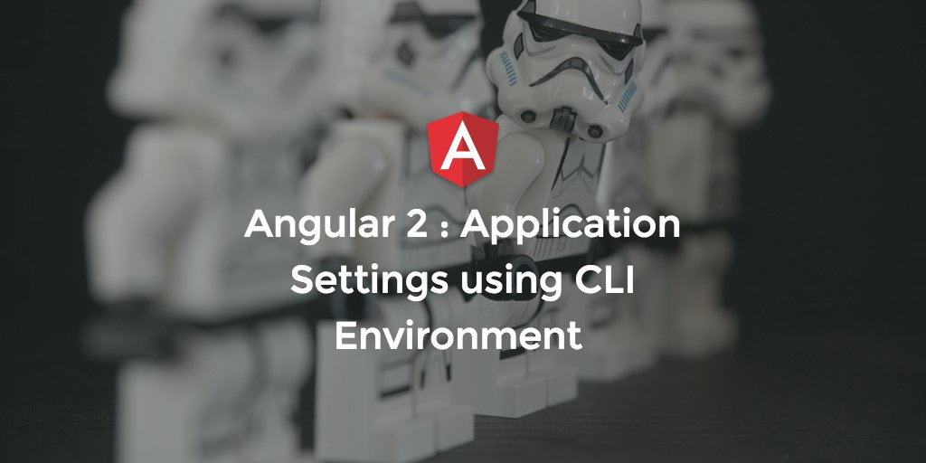 spboyer's tweet photo. Angular CLI - Application Settings using Environment Option https://t.co/wz71E9aVTL #angular #angular2 #angularcli @angular https://t.co/t8iB3gbN43