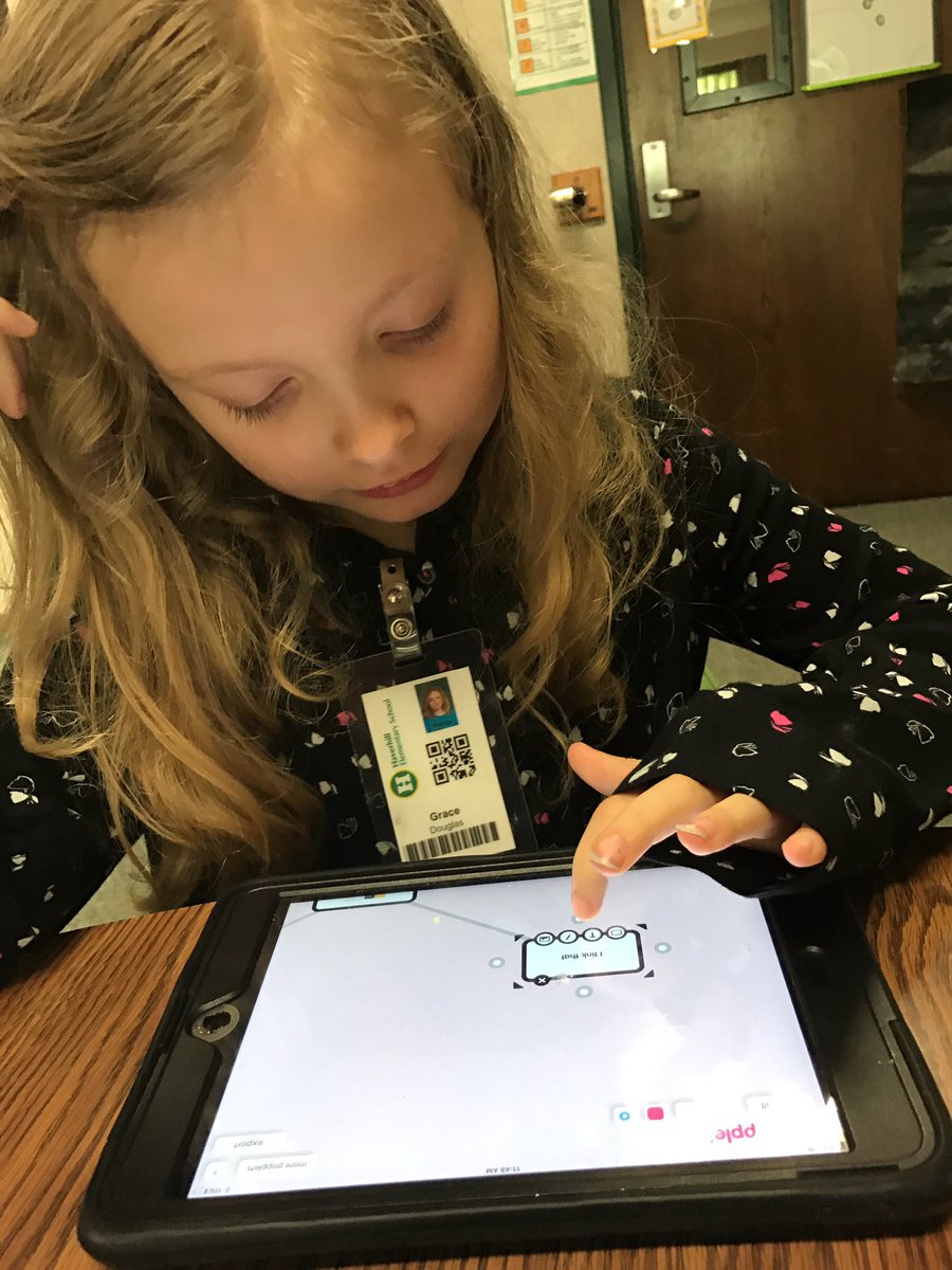MSDSC_JWins's tweet photo. These friends are analyzing their texts to find the genre. They are using @poppletny to compile their reasons! #HESReaders https://t.co/AD36Z5e4VF
