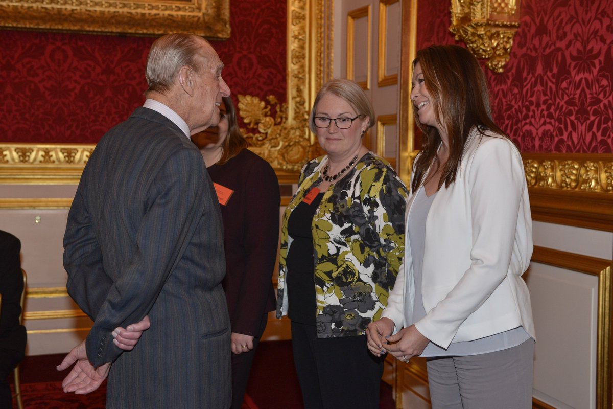 The Royal Family On Twitter The Duke Of Edinburgh Joins Presenters Incl Suziperry And Bill Bryson To Congratulate Dofe Gold Award Recipients At St James S Palace Https T Co A0msabsmq6
