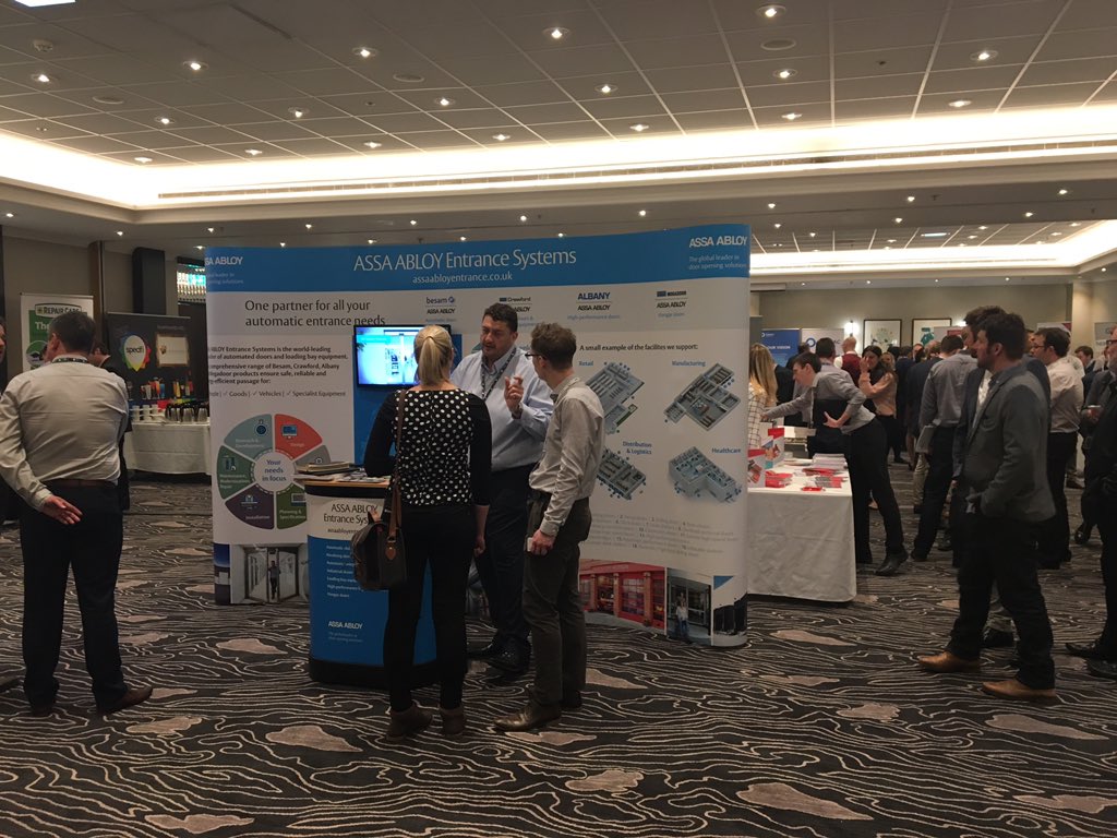 The guys from <a href="/assaabloyent_uk/">ASSA ABLOY Ent UK</a> are at our Design event in Leeds #architecture