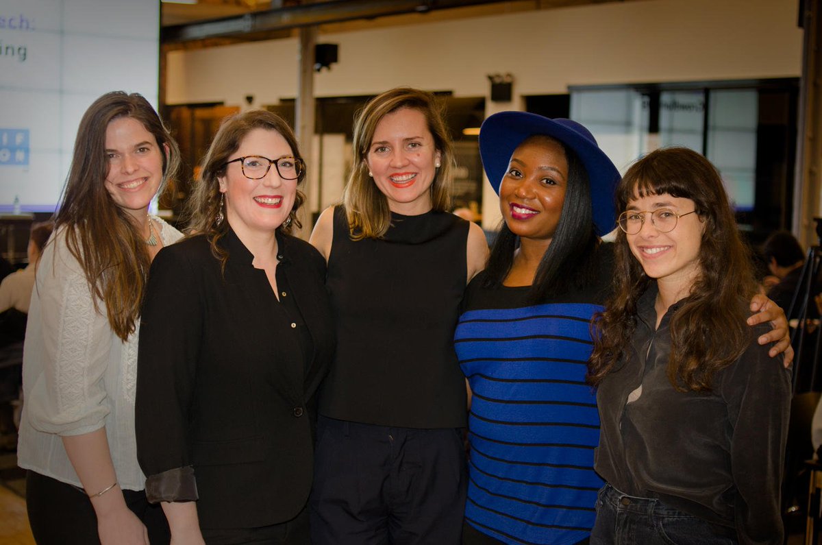 NYCodeDesign's tweet image. TYVM @damefine @azamurs @alexdaly__ @TeLisaD and @missflagg for making our #Crowdfunding panel an incredible event last night! #WomenInTech