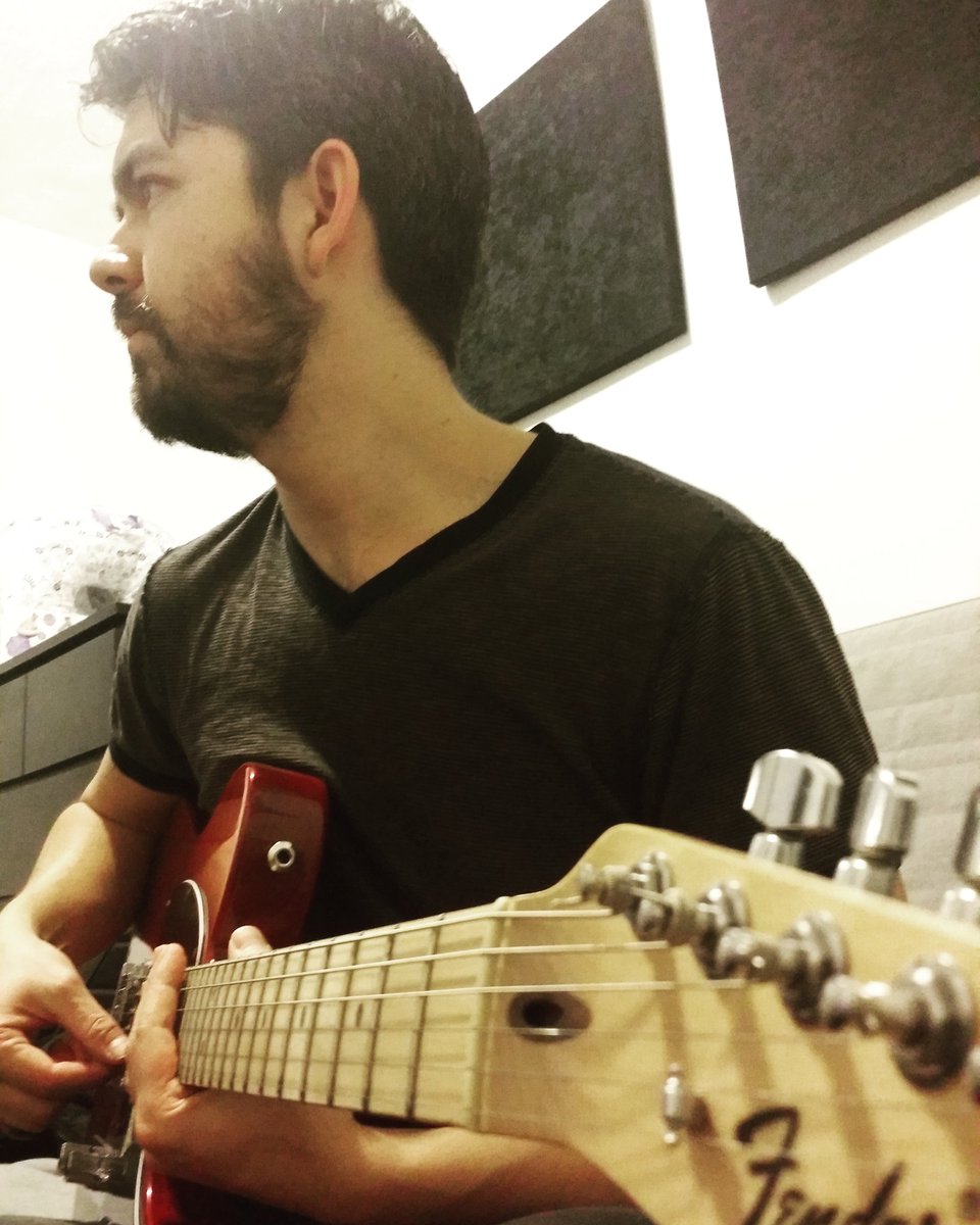 NaturalStranger's tweet image. Overdubbing #guitars for our new EP #naturalstranger #protools #nyc #brooklyn #fender #telecaster #fuzzfactory