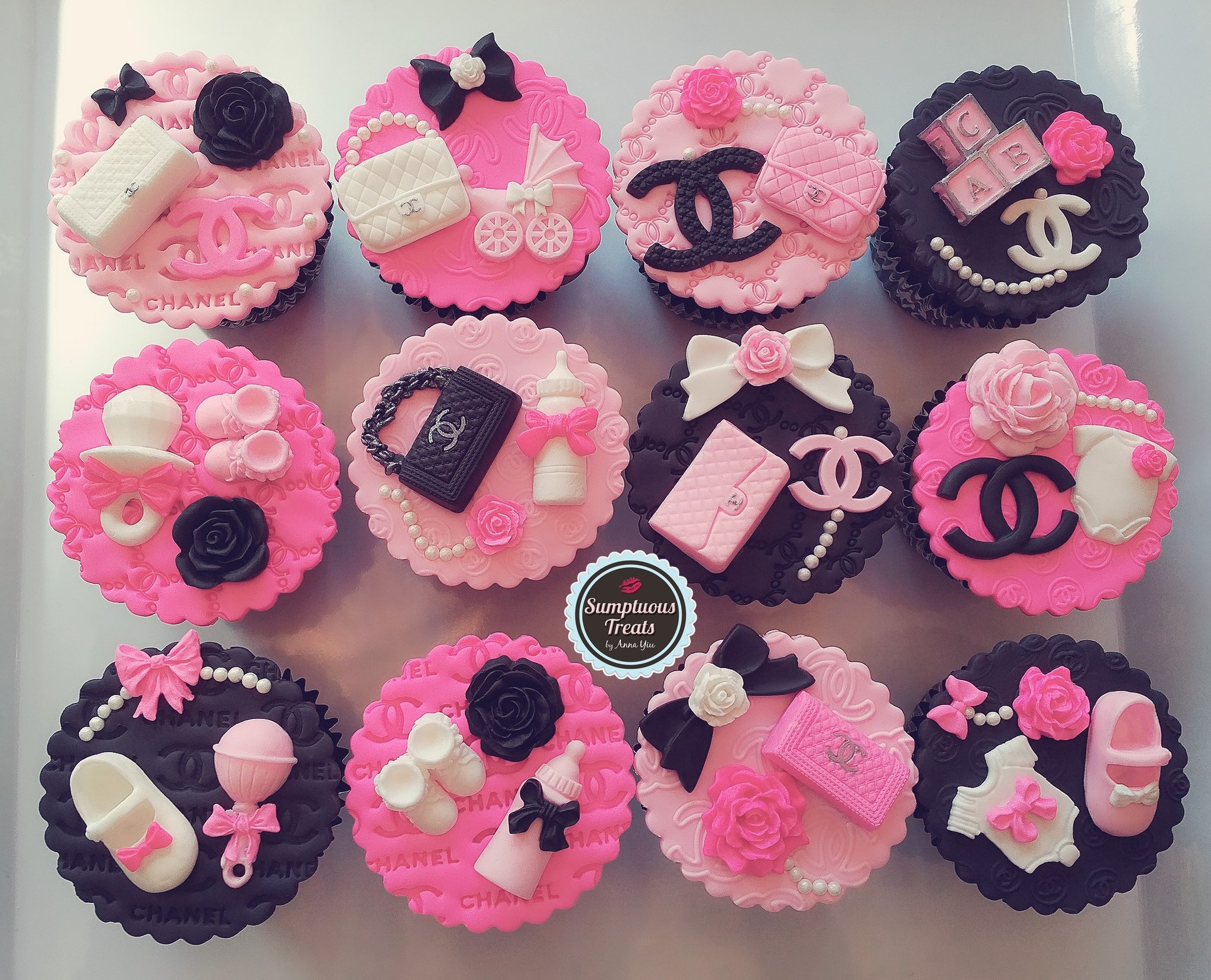 Chanel Cup Cakes – Ann's Designer Cakes