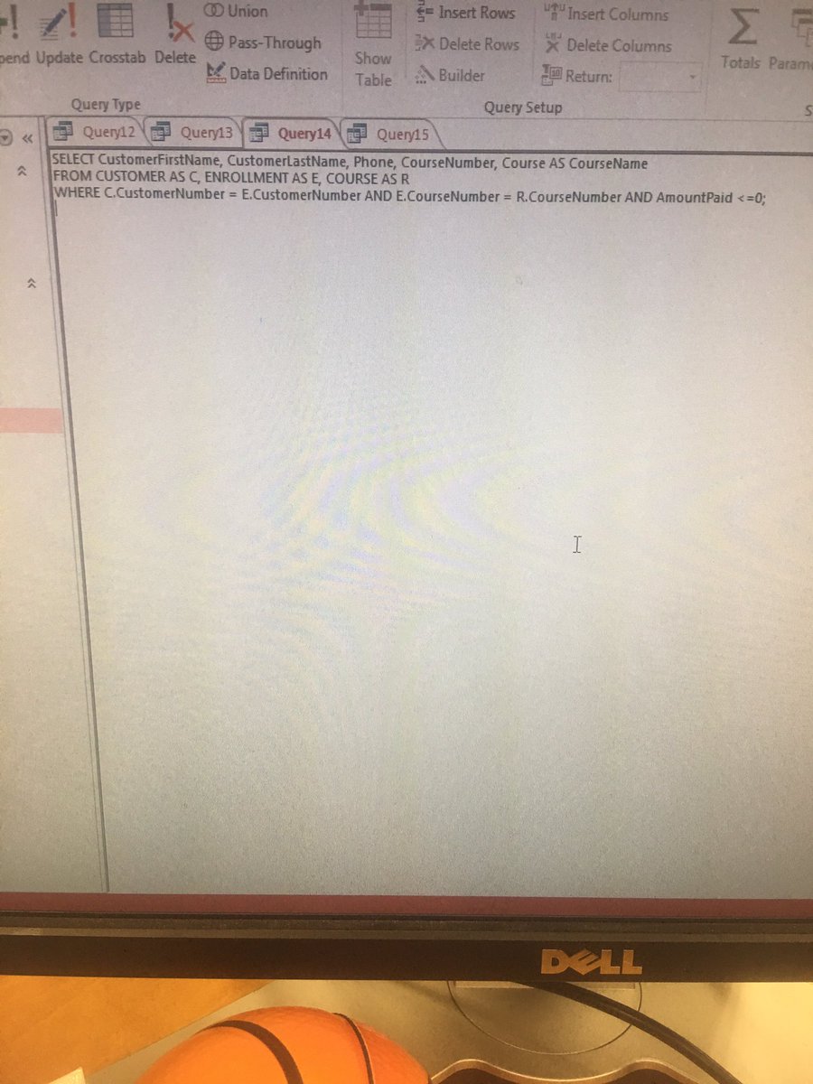 1GaDawg85's tweet image. This SQL IS supposed to work but it&apos;s not...now I&apos;m annoyed! #DatabaseLife