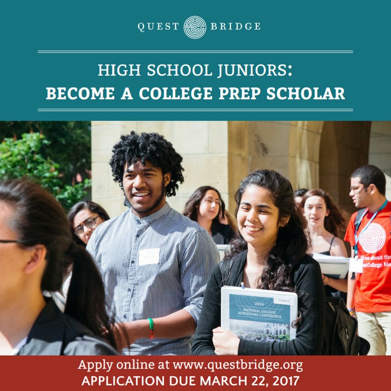 We need your help! RT or tag #highschool juniors who should know about full #scholarships to college summer programs bit.ly/cps-apply