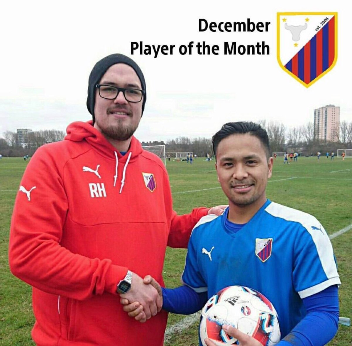 Congratulations to December's player of the month, Cliff Gay-ya! Solid at the back as always! #filipino #azkals