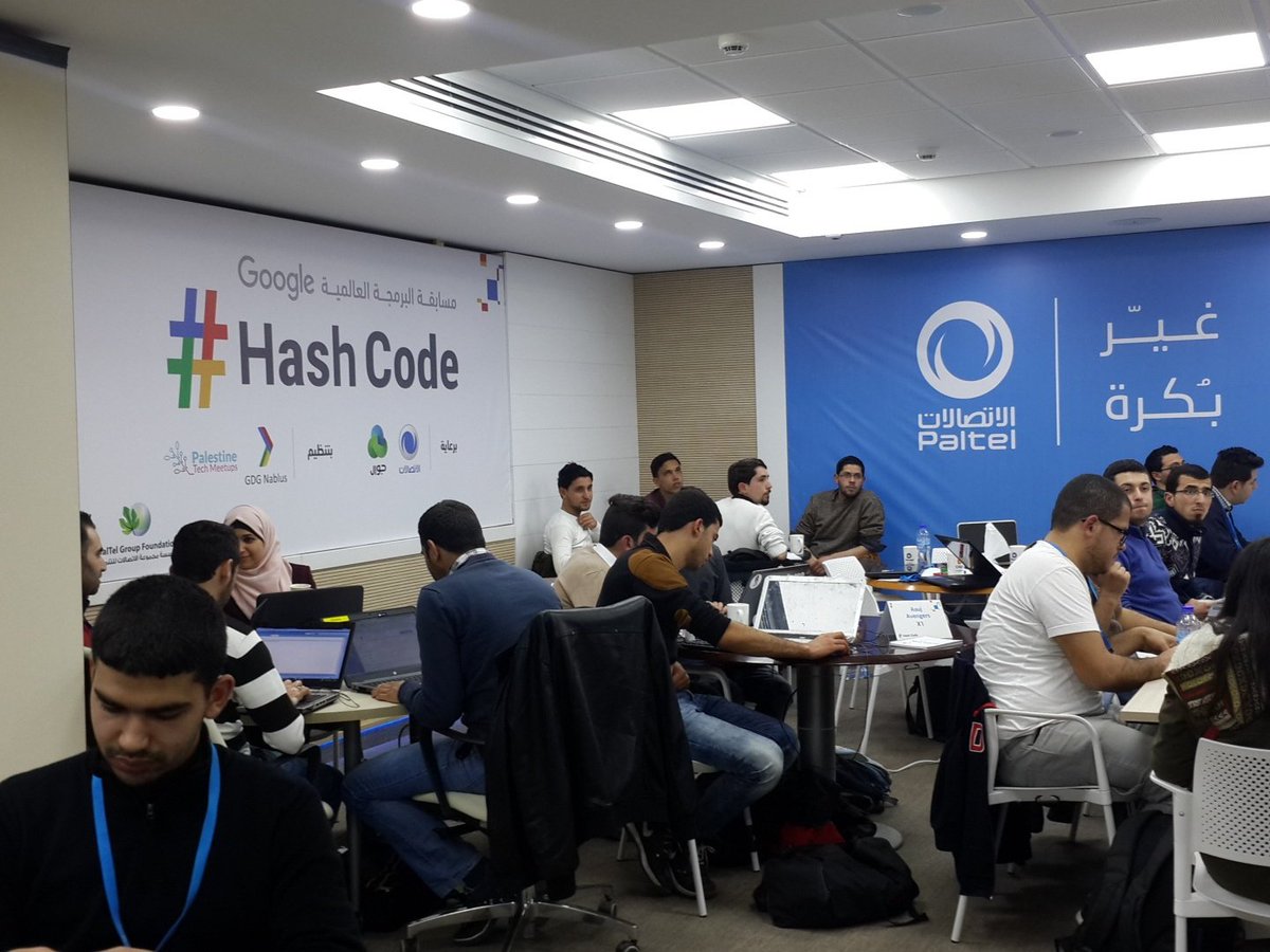 Hello #google #hashcode .. #Palestine is ready to win .. ;) #hashcode2017