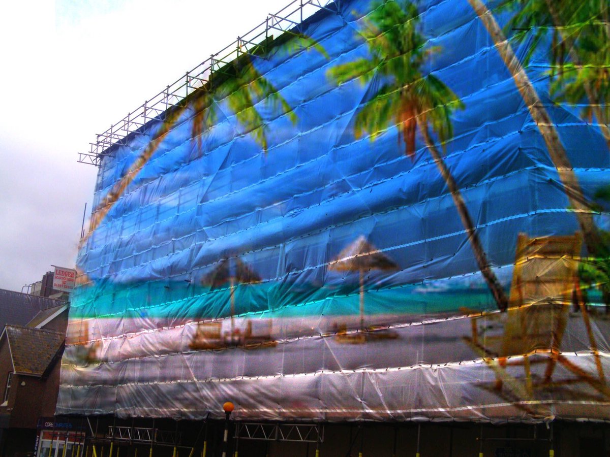 LedgerScaffold's tweet photo. Loving the sheeting design !! https://t.co/cuVJKazBkh
