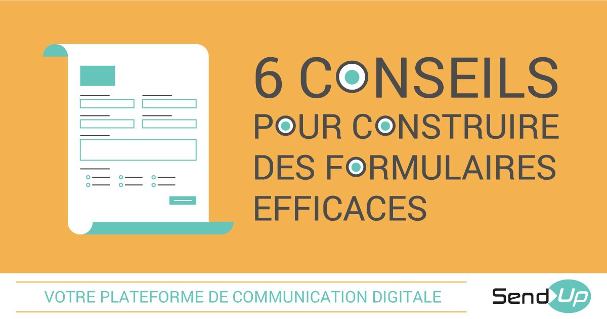 SendUp_news's tweet photo. 6 conseils pour construire des formulaires efficaces !
https://t.co/mRfjtKAx5R 
#forms #landingpage #conversionrate #webmarketing https://t.co/9MMDXvLXik