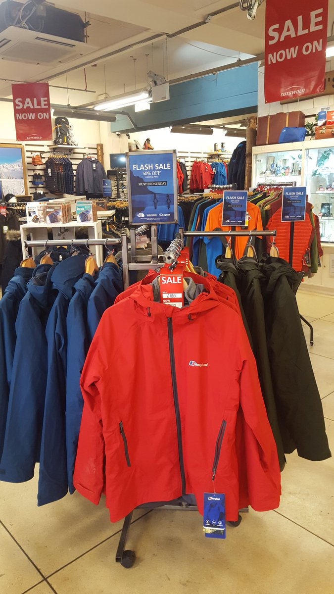 CotswoldNotts's tweet photo. Flash Sale alert! 50% off the original price on lots of products from @TheRealBerghaus @thenorthface @Arcteryx @icebreakernz  @MONTANEuk https://t.co/wo9SaBi1B2