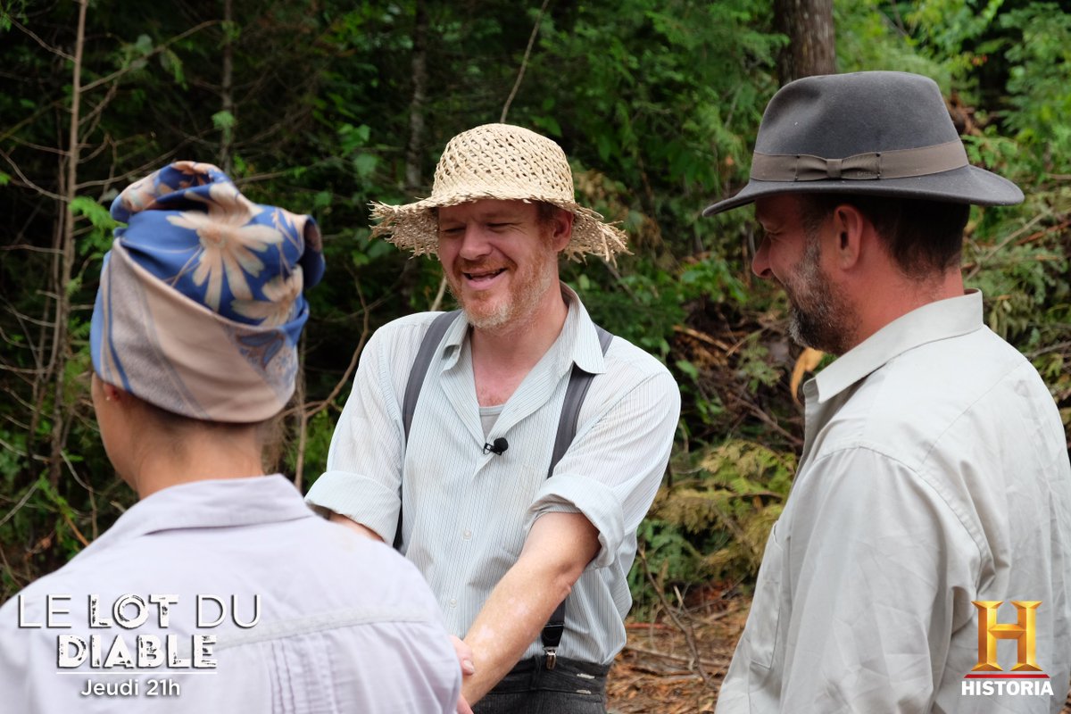 historiaqc's tweet photo. Ce soir, dans #Lelotdudiable - les colons reçoivent la visite d'un vagabond et de deux chevaux et sont soumis à une nouvelle tentation... https://t.co/Yu228uXul0