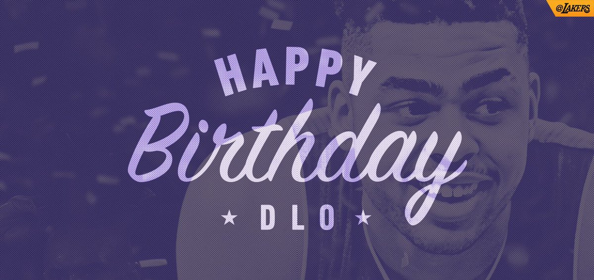 Lakers's tweet image. Happy 21st, DLo!!