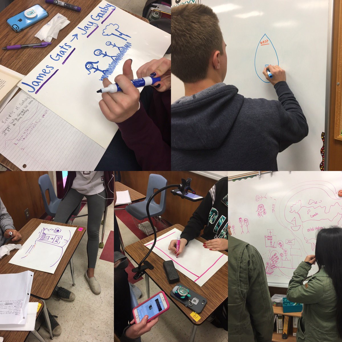 mstoddsvhs's tweet photo. 2nd period, whiteboard animation in progress. Gatz➡️Gatsby #toddsAP @svhsmrmay #PioneerPride https://t.co/V726xE2xVt