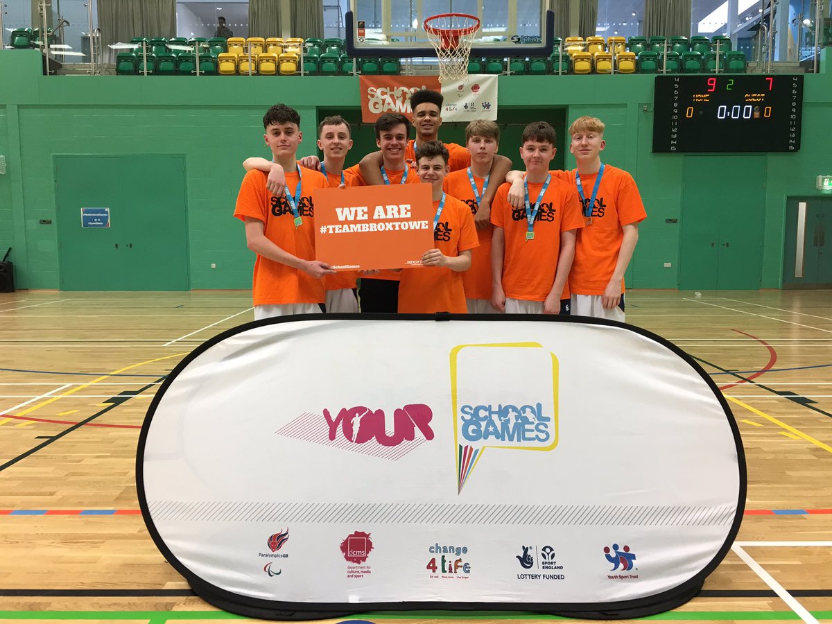 #NottsSchoolGames
Year 10/11 Boys Basketball
1st 🥇 George Spencer Academy 
#TeamBroxtowe