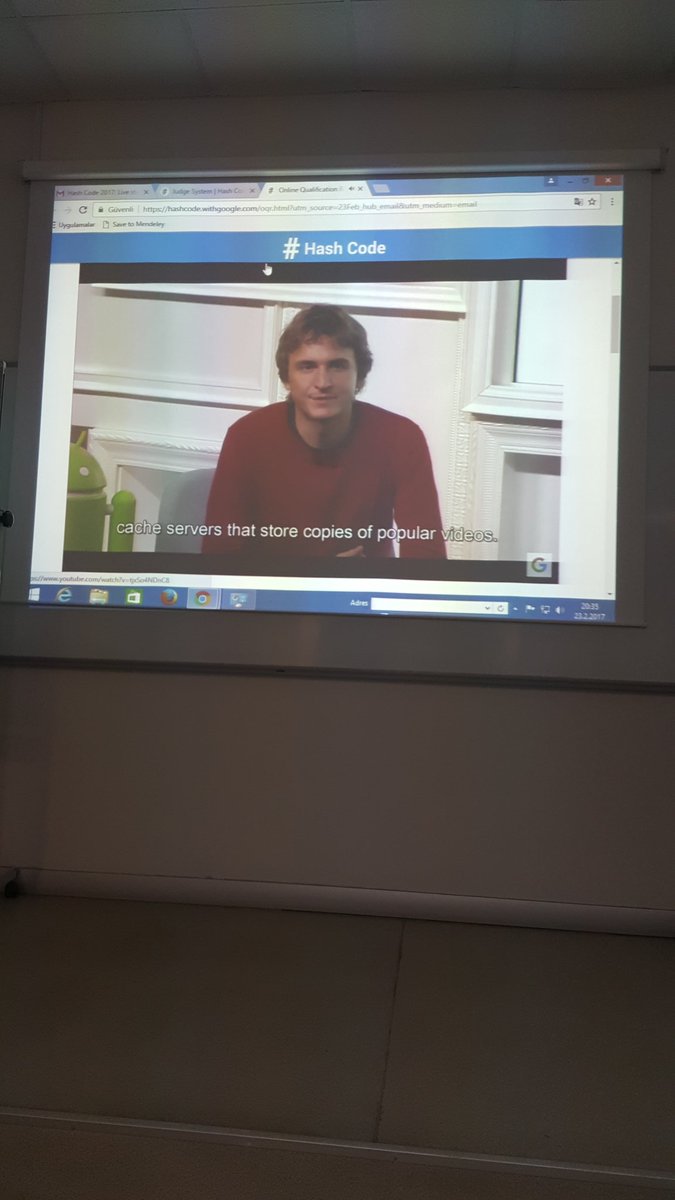 ITUginova's tweet image. #hashcode2017 problem statement stage