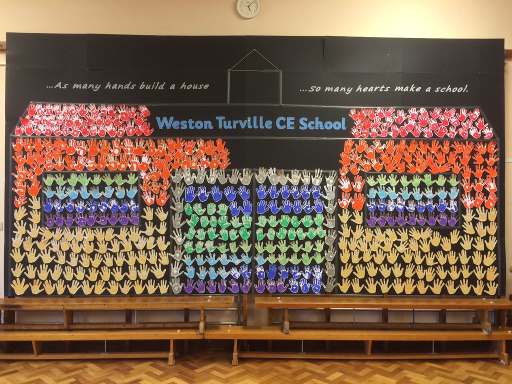 wtschool's tweet photo. Nearly finished! Just a few more parents' hands needed... https://t.co/BsrDrUhKZZ