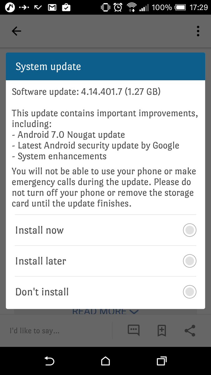 UUttathur's tweet photo. #htcuk  #htcm9 #Nougat  yahooi https://t.co/zPa72W1sEX