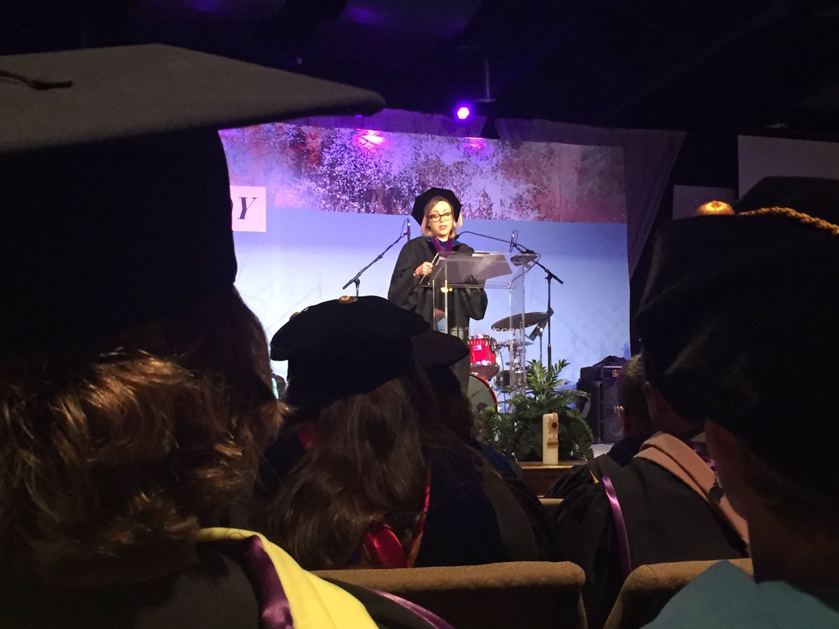 heidvent's tweet photo. Dr. Yanice Mendez-Fernandez, @Trevecca faculty member of the year, delivered a great speech of humility &amp; encouragement today. https://t.co/WiUQNvoFln