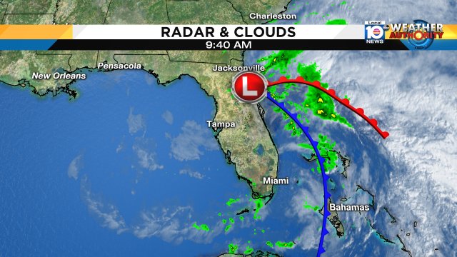As low pressure moves into the Atlantic, South Florida could see a few clouds & a spotty shower today. #miami #FLL https://t.co/h4IGAAWMmA