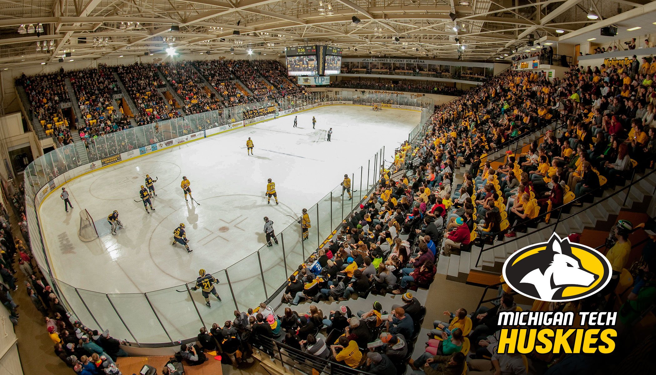 Michigan Tech Hockey on X: We love the John MacInnes Student Ice