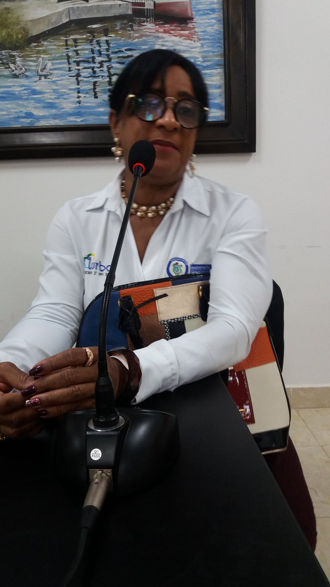 ConcejoTurbo's tweet photo. En el concejo de Turbo,   Secretaria de Hacienda, María Lucía Chaverra,  rindiendo informe. https://t.co/oPh9O2LTAu