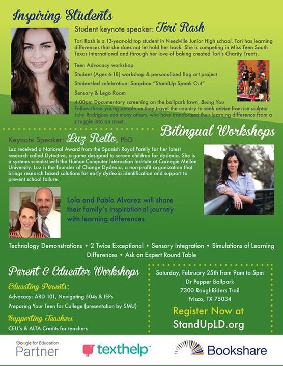 StandUpLD's tweet image. Come and join us at our annual celebration!!!
Acompáñanos en nuestra celebración!!!
Sign up at StandUpLD.org