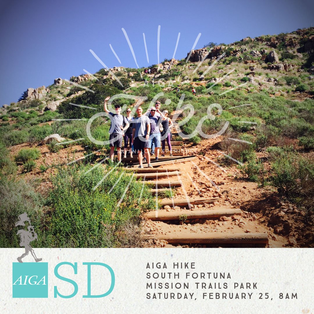 aigasandiego's tweet photo. #AIGASDFieldTrip Hike this Saturday, Feb. 25 at 8am! Summiting #SouthFortunaMountain to finish our #5peakchallenge! https://t.co/hmygF6sY4E https://t.co/4vVAwVhHf2