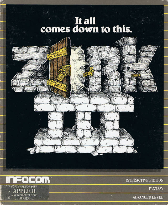 RetroSmash's tweet photo. The #Zork trilogy was my first introduction to the fascinating genre of text adventures. Imagination trumps graphics. #DosGaming #C64 https://t.co/pELeHRLmPQ
