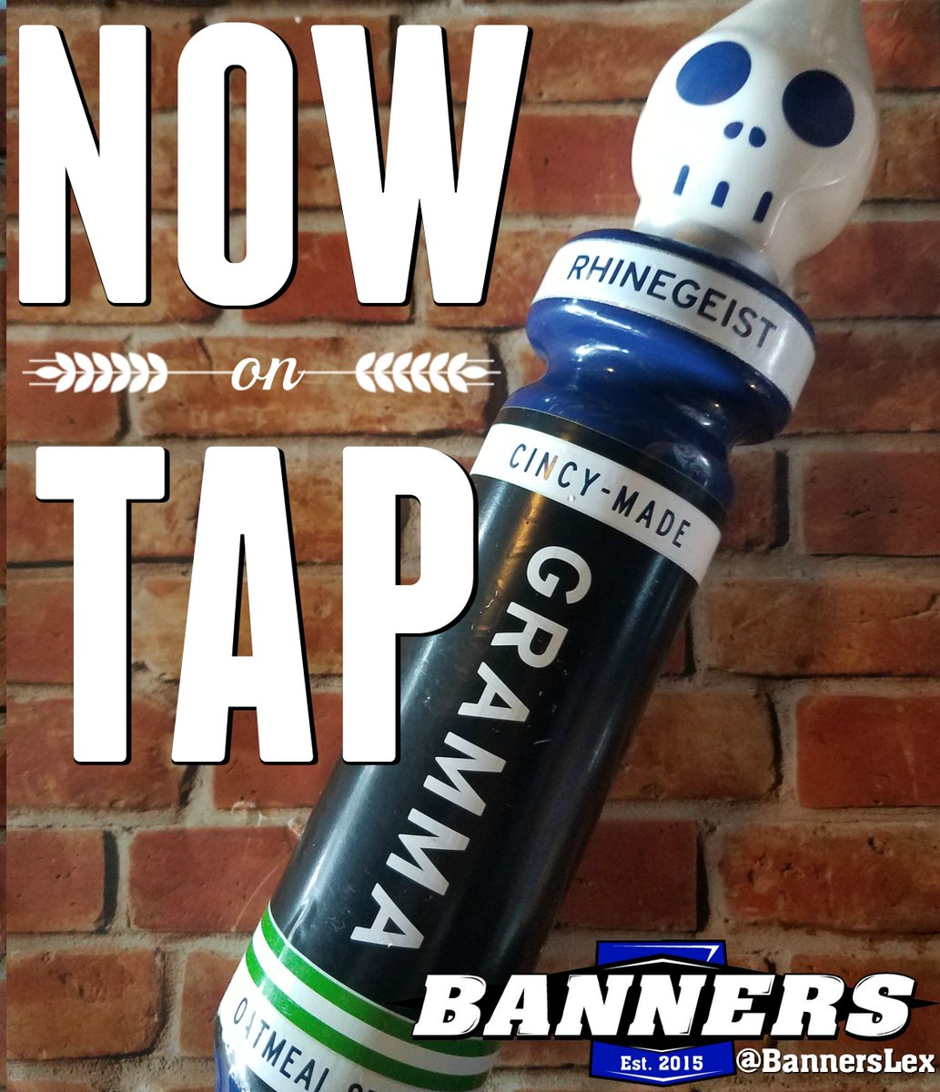 BannersLex's tweet image. #NowOnTap a limited release @rhinegeist Gramma Oatmeal Stout!🍺
@LexBeerScene
#RotatingCraft # BannersLex # ShareTheLex #Rhinegeist