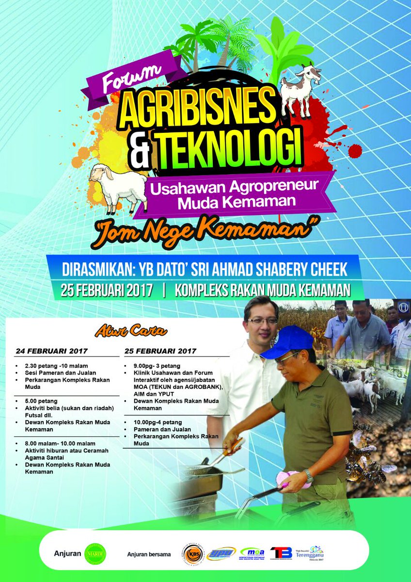 mardimalaysia's tweet photo. Semua dijemput ke Forum Agribisnes &amp; Teknologi Usahawan Agropreneur Muda Kemaman! @KBSMalaysia @moa_gov #ourfoodourfuture #jomnegekemaman https://t.co/WqAgrkYgGR
