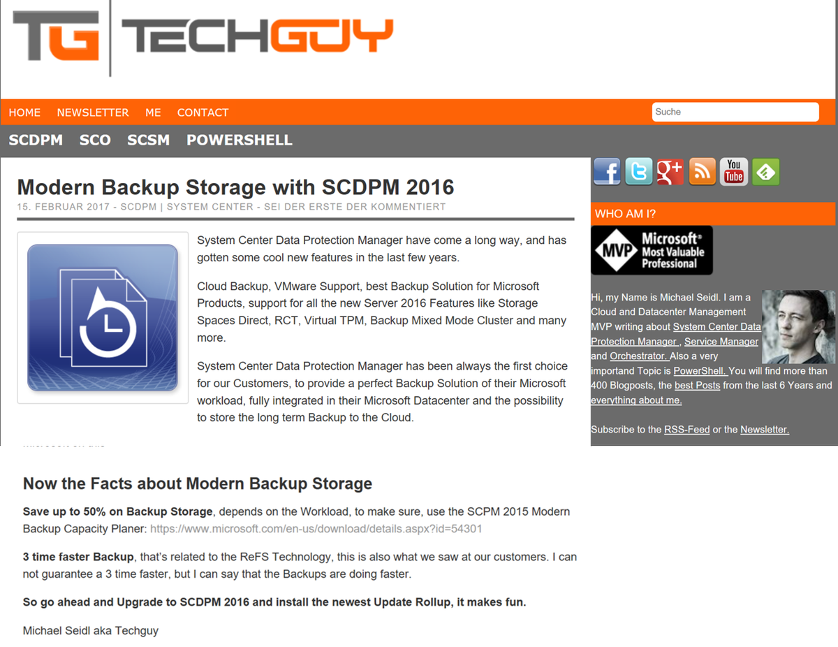 SCDPM's tweet photo. SC2016DPM Guest Blog 3: See how @TechGuyAT achieved 44% Storage Savings
https://t.co/Bxvaw91R4K
@AzureBackup @MS_SystemCenter @MSHybridCloud https://t.co/dSRq4bxD9v