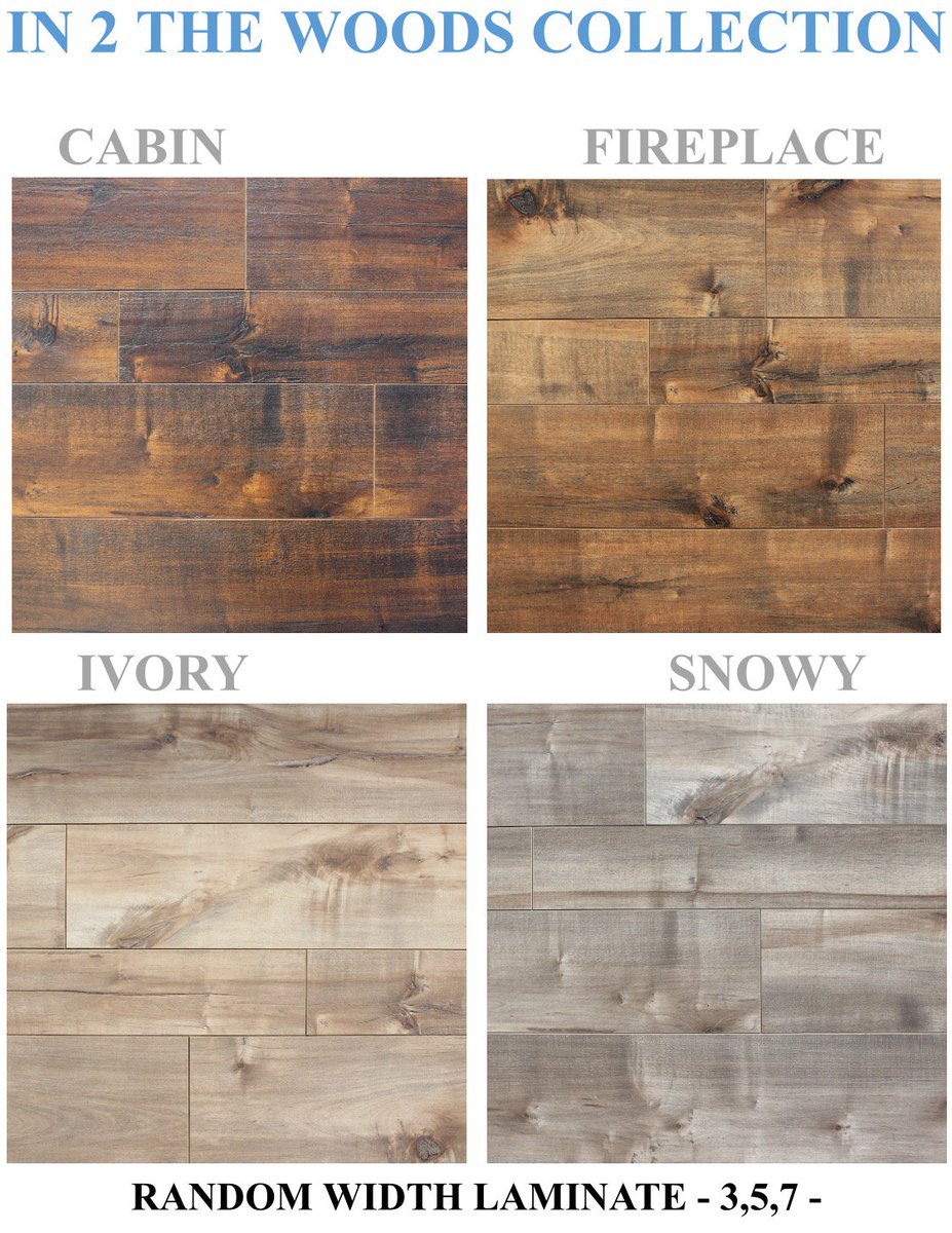 Knoasflooring's tweet photo. Check out our IN 2 the WOODS COLLECTION!!!!! #knoasflooring #laminate #randomwidth https://t.co/aXdeuGjDyw