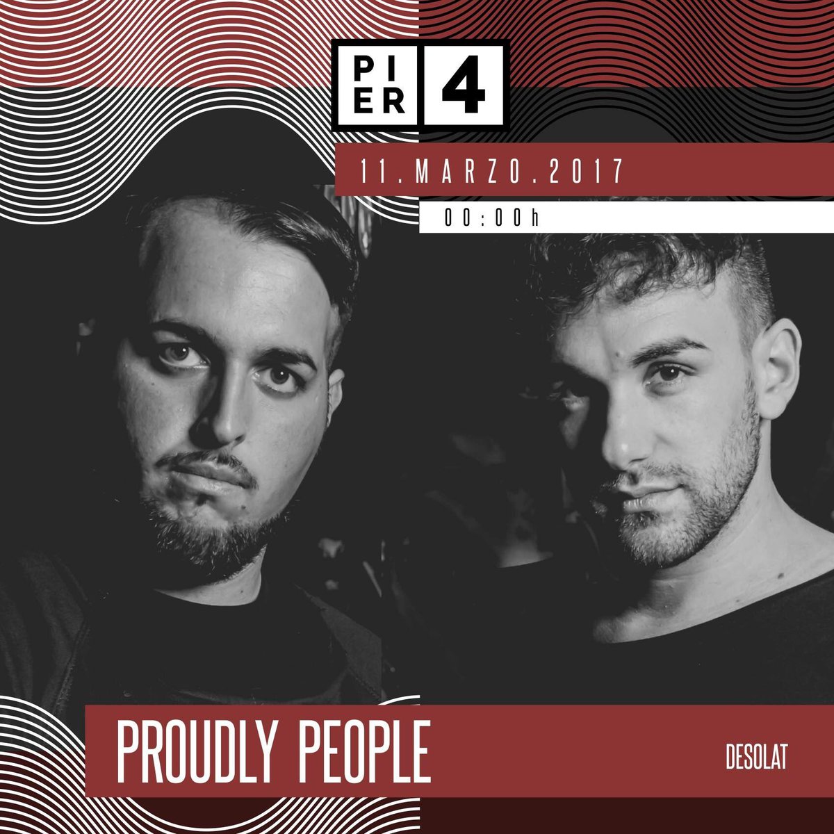 Proudly People vuelve a Pier 4 tras haber firmado en Desolat

Tíckets > ow.ly/D78Y308UHG8

#PIER4club #ProudlyPeople #Desolat