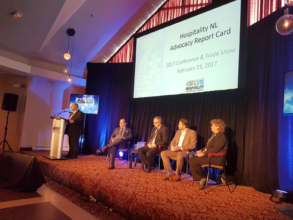 HospitalityNL's tweet photo. The panel of Hospitality NL leadership discuss the industry's policy priorities #myhnl https://t.co/E07YzgTsNF