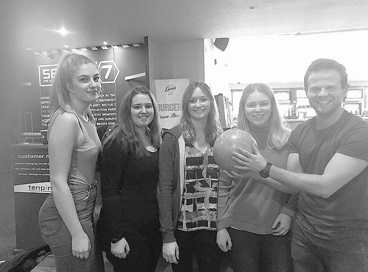 BethjmOT's tweet photo. A fab trip bowling last week๐ณ๐ @CovUniOT #129OT https://t.co/jSmmzLcYtF
