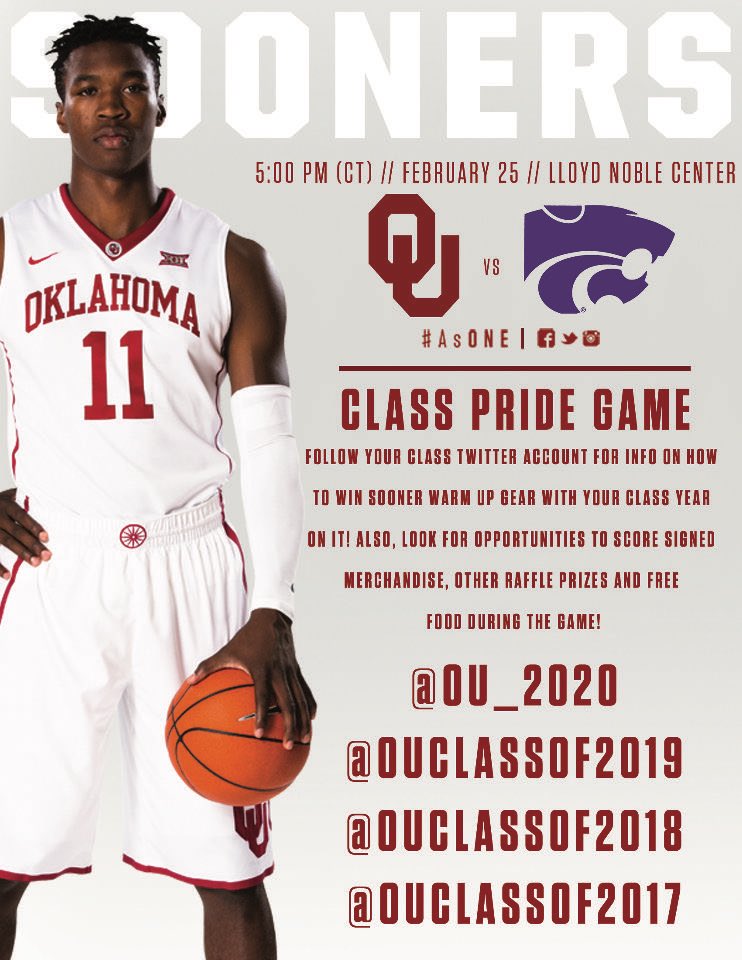 OUClassCouncil's tweet image. Free shirt ✅
Free food ✅
Prizes ✅ 
We've got a great time in store for you!! All the have to do is go support our men's basketball team Sat.