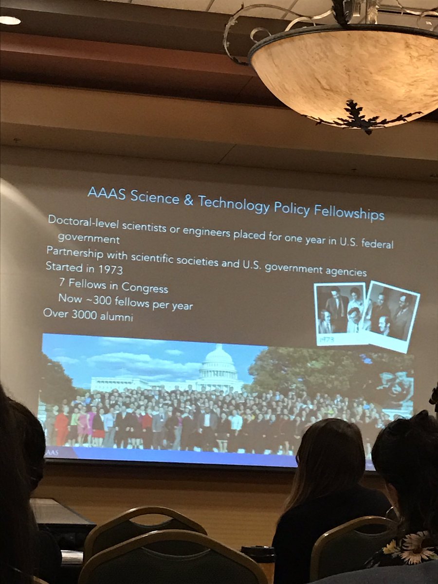 GabyFerCu's tweet photo. She said it best! @margagual gave her spiel on the @AAASFellowships #STEMleaders #sciencepolicy #connectandnetwork @UofAZGlobal https://t.co/gznN6OfTnO