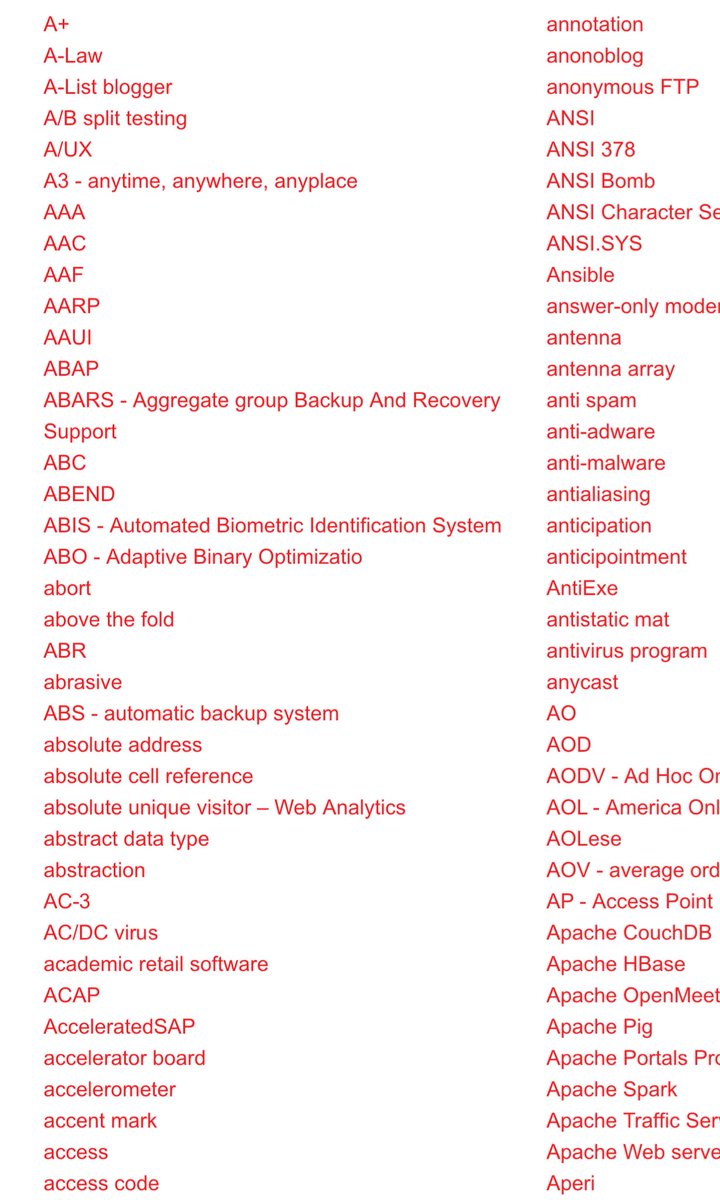 alosefer's tweet image. القاموس التقني📚
كل ماتحتاجة من تعاريف ومصطلحات تقنية وحاسوبية وشرح لها، مرجع مهم لكل هاوي وطالب ومتخصص💡 #كنز
bit.ly/Tech_Terms