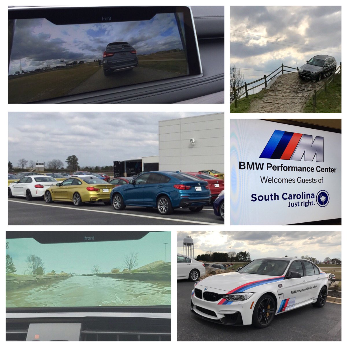 VisitSptbg's tweet photo. A trip to the BMW Performance Center was a thrilling ride through both the elements & a Spartanburg landmark! #onespartanburg #SCGovCon17 https://t.co/GtYO10Q8Zu