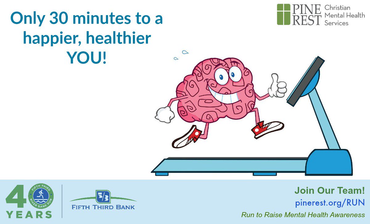Keep pace with mental health awareness! Sign up to join Team #PRPacing during the <a href="/53riverbankrun/">5/3 River Bank Run</a> ow.ly/Lf1j308q9ls