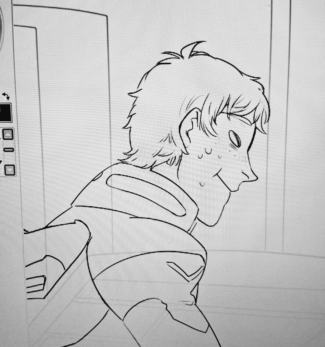 Sometimes I can't tell if I like drawing little comics or not, but this is my favorite panel so far. #voltron #lance 