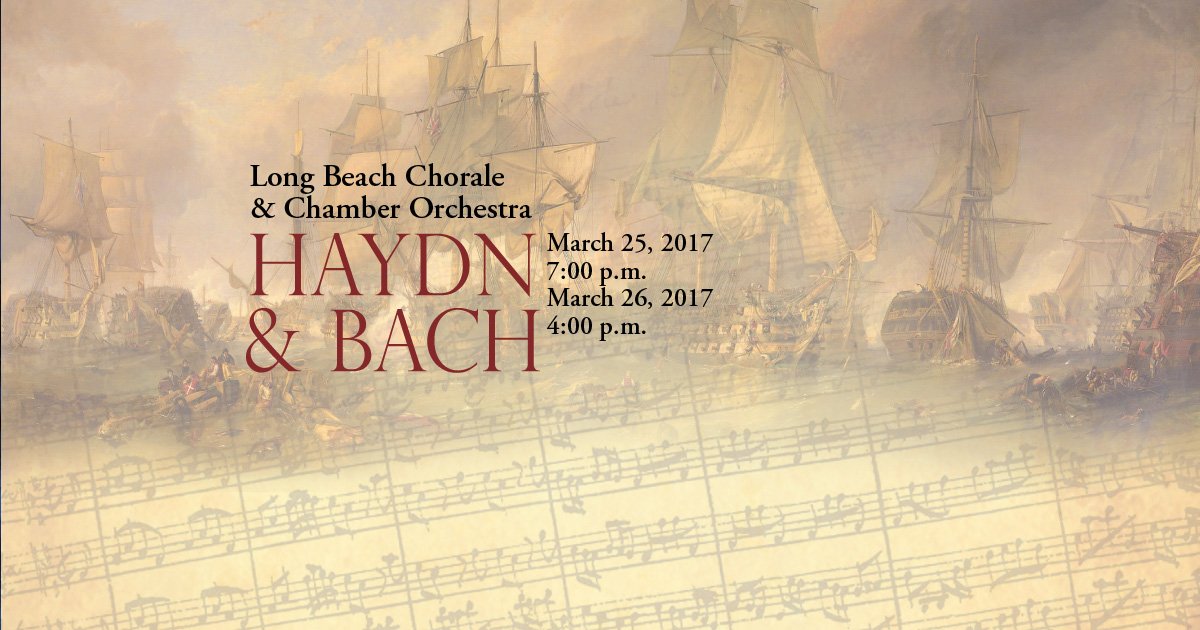 LBChorale's tweet image. Haydn and Bach concerts feature @LBChorale and orchestra performing #greatmusicupclose March 25, 26. Buy tickets at bit.ly/2lLliDV