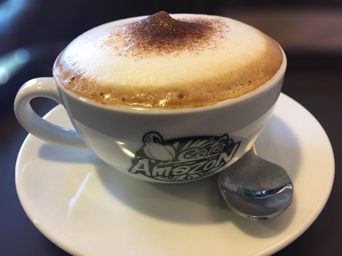 wsombat's tweet photo. Morning cappucino... (@ Café Amazon in Bangkok) https://t.co/oXj55wuvFE https://t.co/uGZZ0WvgwY