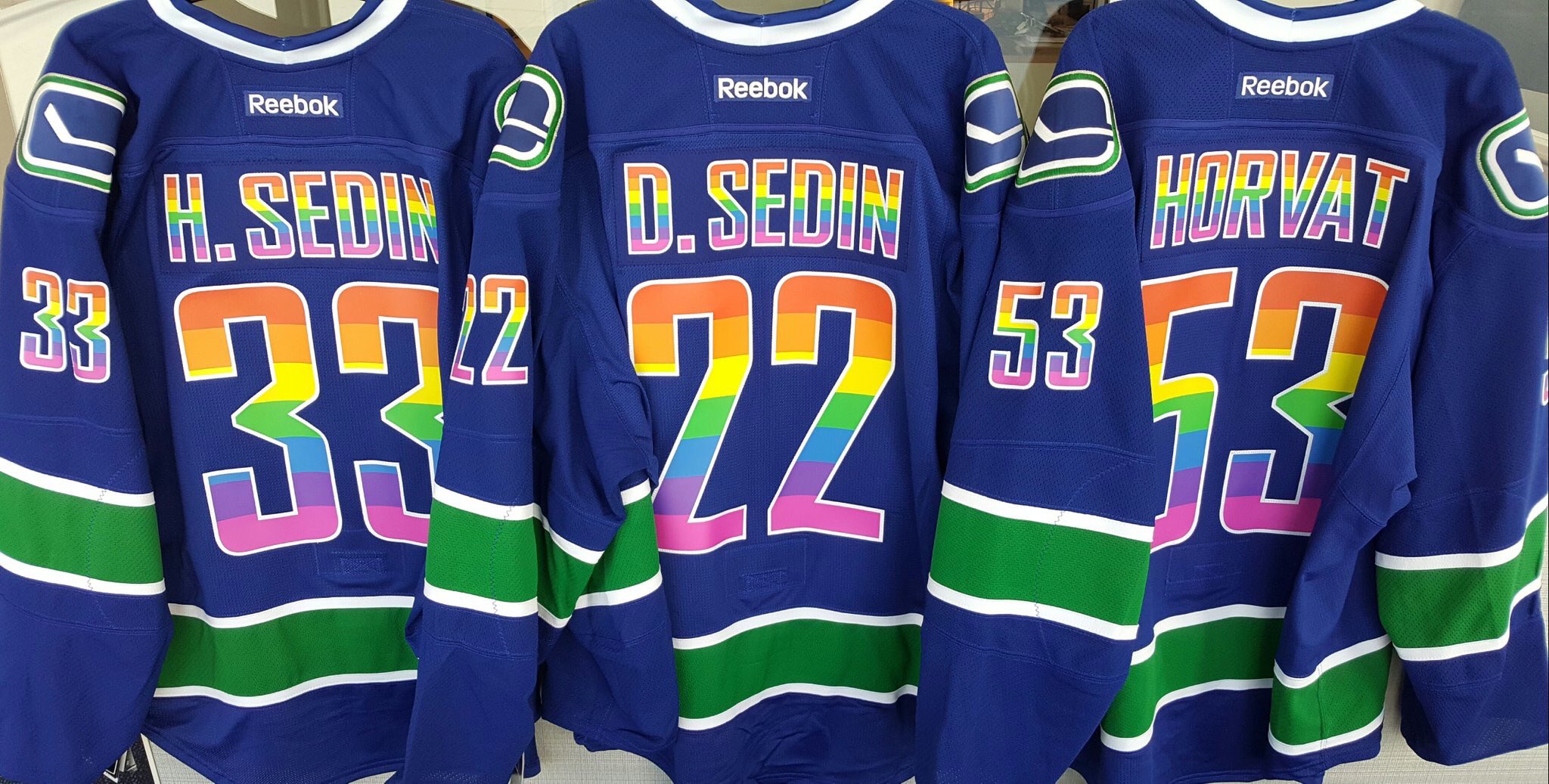 Canucks to don new Pride warm-up jerseys ahead of Friday's matchup