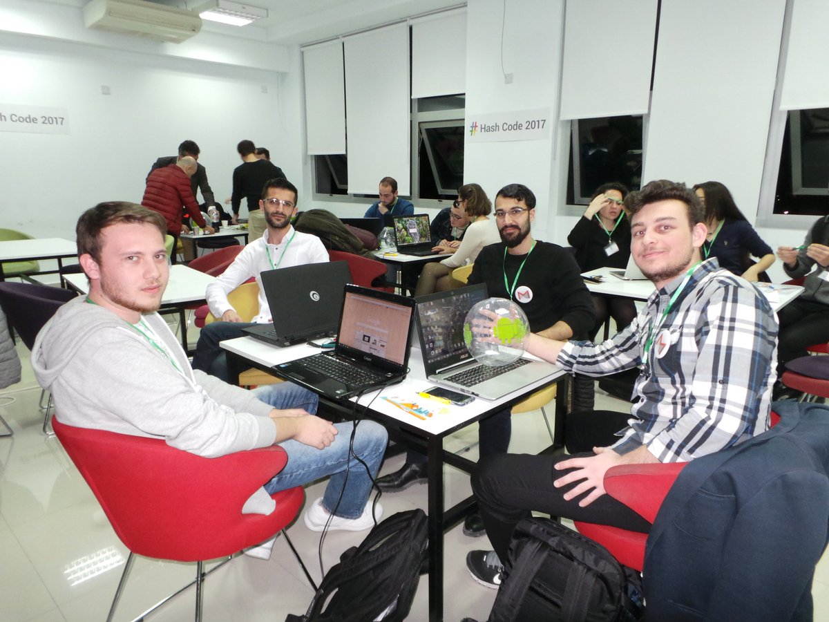 girneamerican's tweet image. We are still at campus with our teams on #hashcode2017 challenge. #girneamerican #google #kyrenia #cyprus